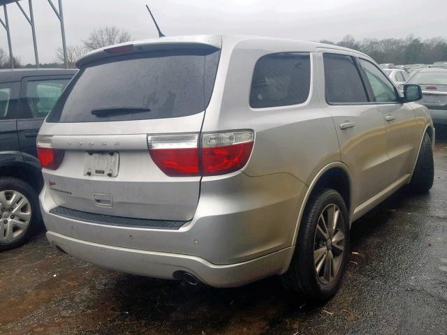 1C4RDHAG1DC647470 - 2013 DODGE DURANGO SX SILVER photo 4