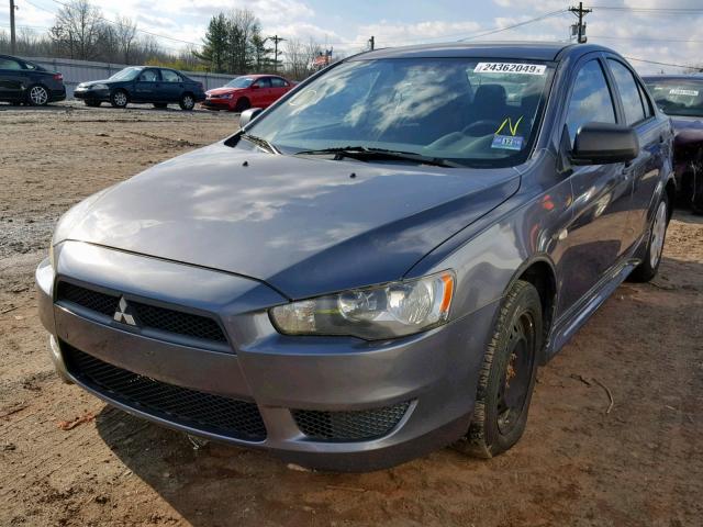 JA32U1FU4AU011864 - 2010 MITSUBISHI LANCER DE GRAY photo 2