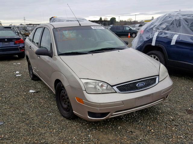 1FAFP34N06W155950 - 2006 FORD FOCUS ZX4 TAN photo 1