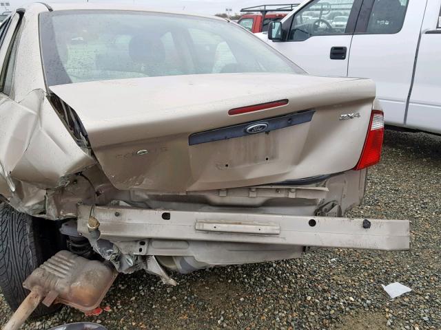 1FAFP34N06W155950 - 2006 FORD FOCUS ZX4 TAN photo 9