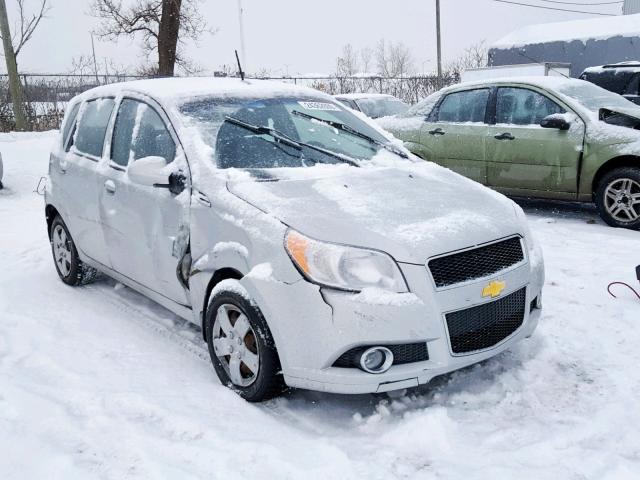 3G1TC6DG9BL138052 - 2011 CHEVROLET AVEO LT SILVER photo 1