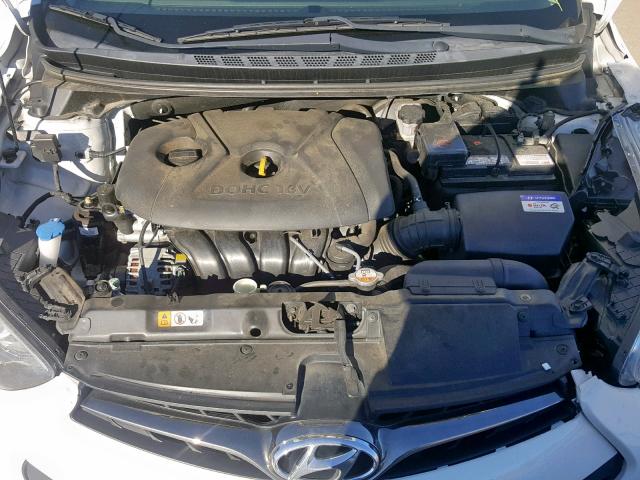 KMHDH6AE5DU000397 - 2013 HYUNDAI ELANTRA CO WHITE photo 7