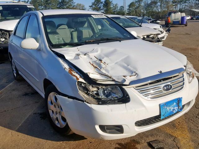 KNAFE121075475620 - 2007 KIA SPECTRA EX WHITE photo 1