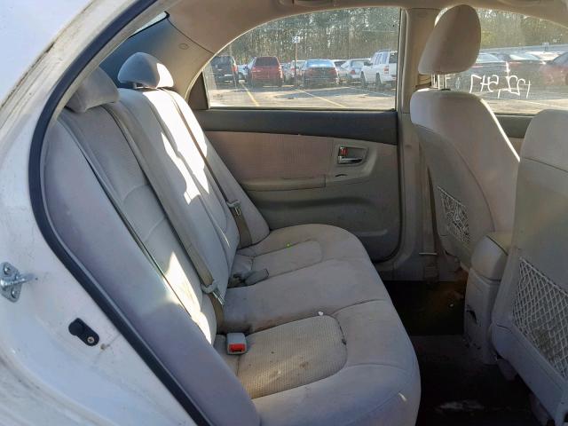 KNAFE121075475620 - 2007 KIA SPECTRA EX WHITE photo 6