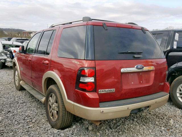 1FMEU64E16ZA28991 - 2006 FORD EXPLORER E RED photo 3