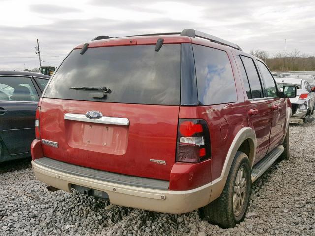 1FMEU64E16ZA28991 - 2006 FORD EXPLORER E RED photo 4