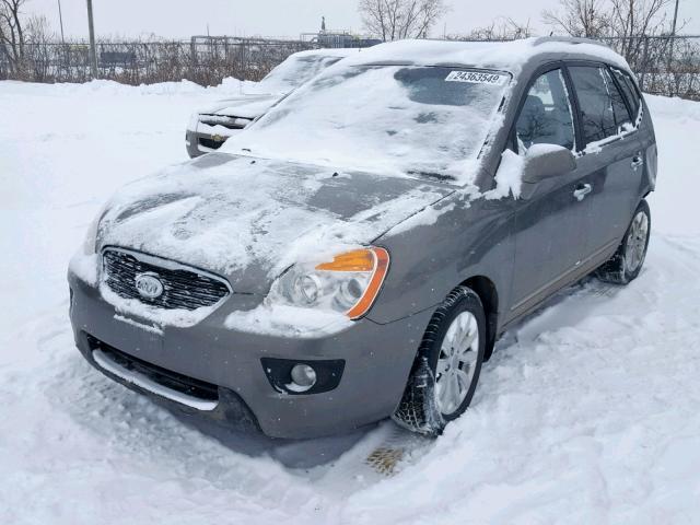 KNAHH8A85B7344073 - 2011 KIA RONDO GRAY photo 2