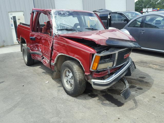 1GTDC14H4NZ53611E - 1992 GMC SIERRA C15 MAROON photo 1