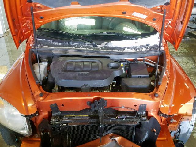 3GNDA13D97S606281 - 2007 CHEVROLET HHR LS ORANGE photo 7