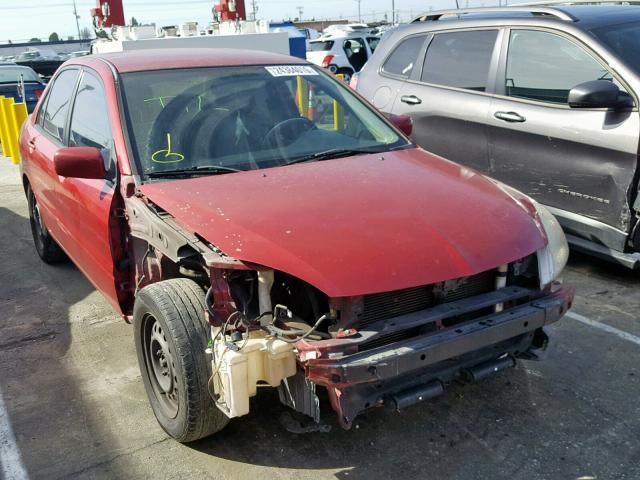 JA3AJ26E46U003998 - 2006 MITSUBISHI LANCER ES RED photo 1