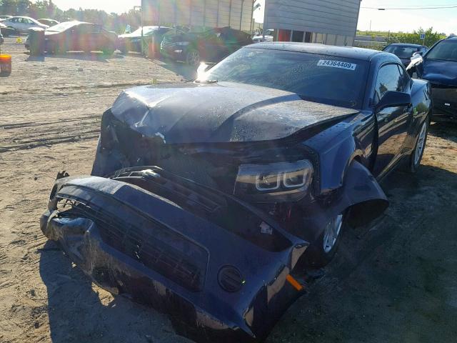 2G1FB1E30F9222705 - 2015 CHEVROLET CAMARO LS BLUE photo 2