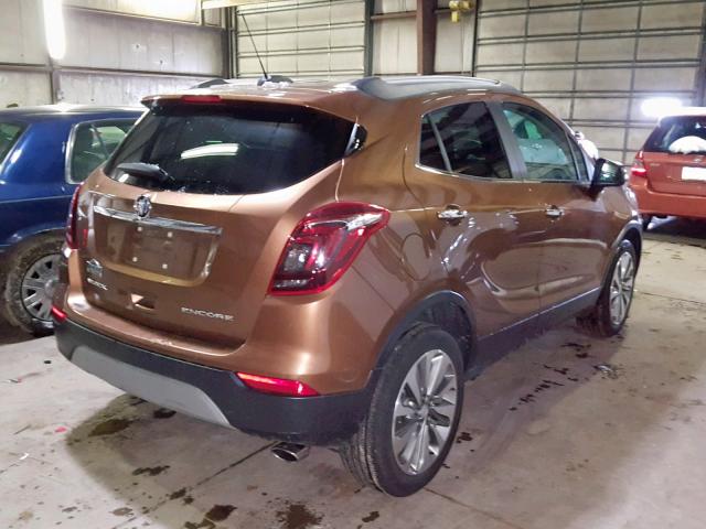 KL4CJASBXHB013265 - 2017 BUICK ENCORE PRE BROWN photo 4