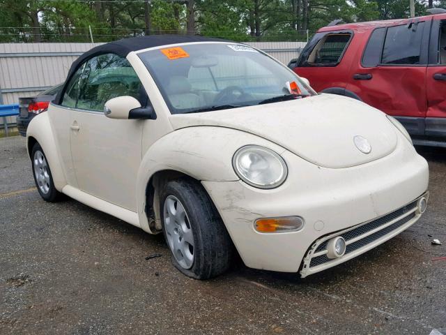 3VWCK21Y83M312153 - 2003 VOLKSWAGEN NEW BEETLE CREAM photo 1