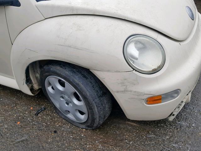 3VWCK21Y83M312153 - 2003 VOLKSWAGEN NEW BEETLE CREAM photo 9