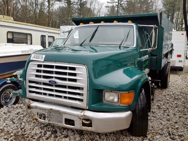 3FENF80Z8XMA21811 - 1999 FORD F800 GREEN photo 2