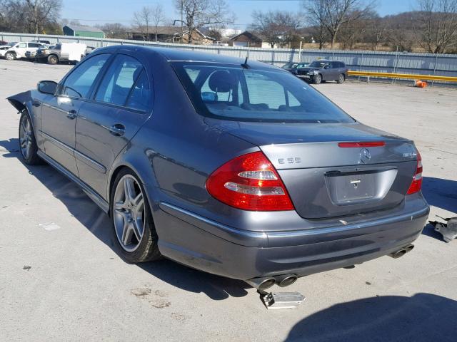 WDBUF76J05A742570 - 2005 MERCEDES-BENZ E 55 AMG BLUE photo 3