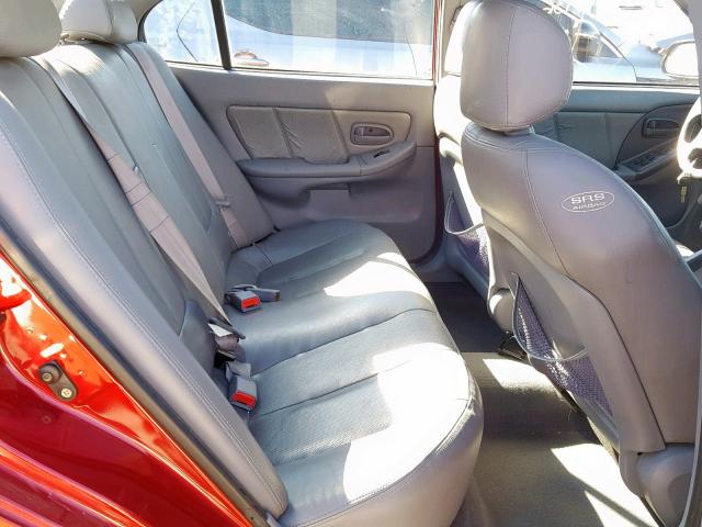 KMHDN46D85U042917 - 2005 HYUNDAI ELANTRA GL RED photo 6