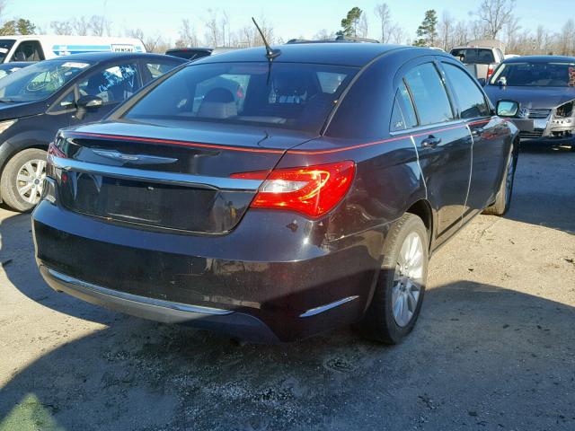 1C3CCBAB3CN319162 - 2012 CHRYSLER 200 LX BLACK photo 3