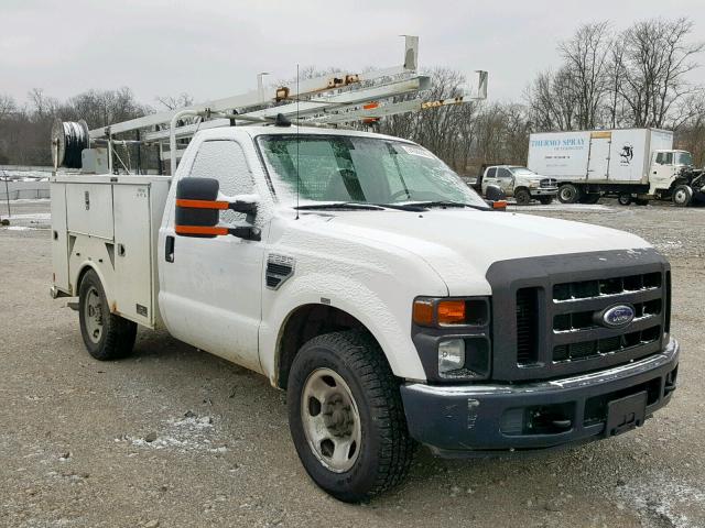 1FDWF30558EC94284 - 2008 FORD F350 SRW S WHITE photo 1