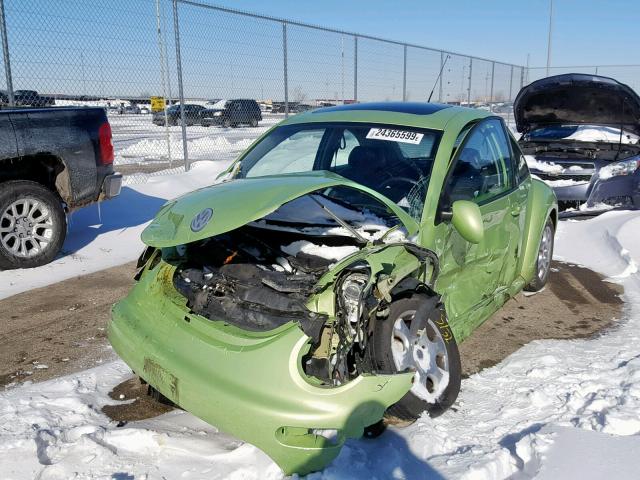 3VWCK21C83M404531 - 2003 VOLKSWAGEN NEW BEETLE Yaşıl foto 2