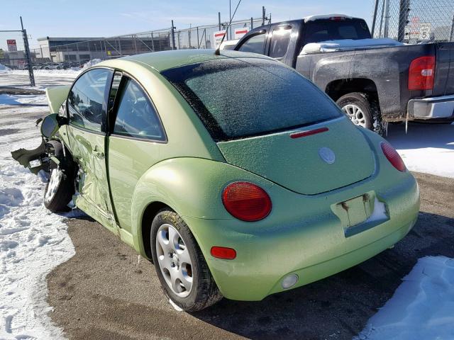 3VWCK21C83M404531 - 2003 VOLKSWAGEN NEW BEETLE Yaşıl foto 3