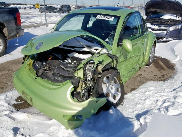 3VWCK21C83M404531 - 2003 VOLKSWAGEN NEW BEETLE Yaşıl foto 9