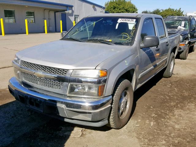 1GCCS136658221852 - 2005 CHEVROLET COLORADO SILVER photo 2