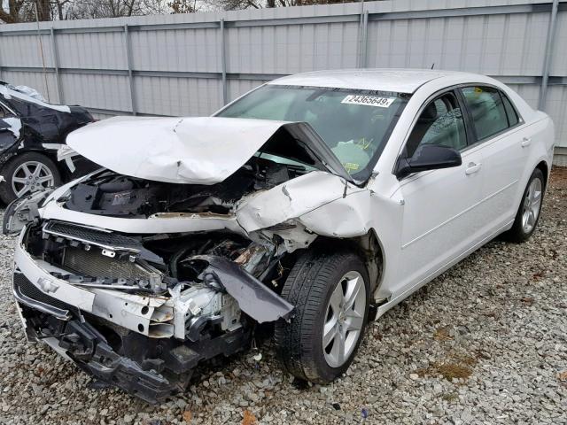 1G1ZB5E13BF208088 - 2011 CHEVROLET MALIBU LS WHITE photo 2