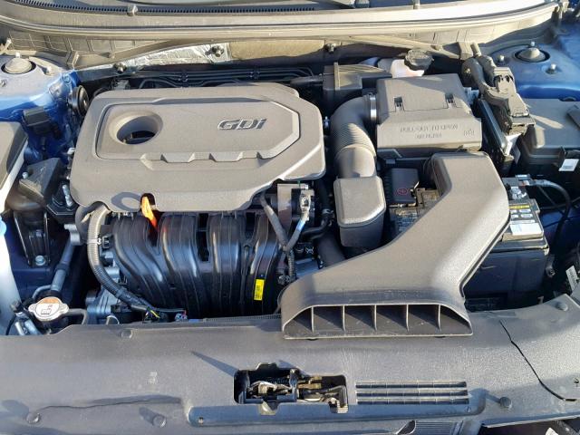 5NPE34AF3JH624368 - 2018 HYUNDAI SONATA SPO BLUE photo 7