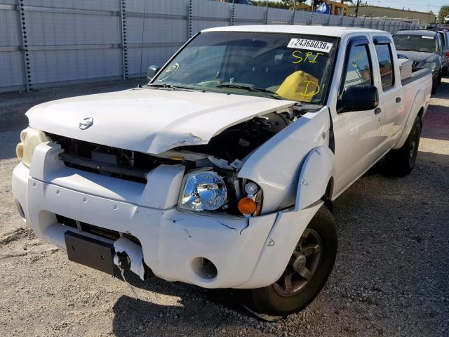 1N6ED29XX4C442114 - 2004 NISSAN FRONTIER C WHITE photo 2