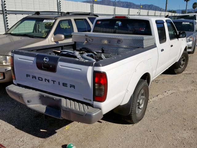 1N6ED29XX4C442114 - 2004 NISSAN FRONTIER C WHITE photo 4