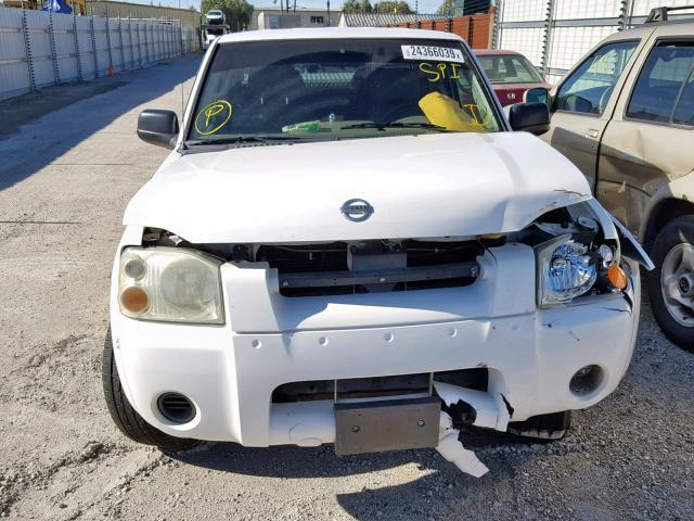 1N6ED29XX4C442114 - 2004 NISSAN FRONTIER C WHITE photo 9