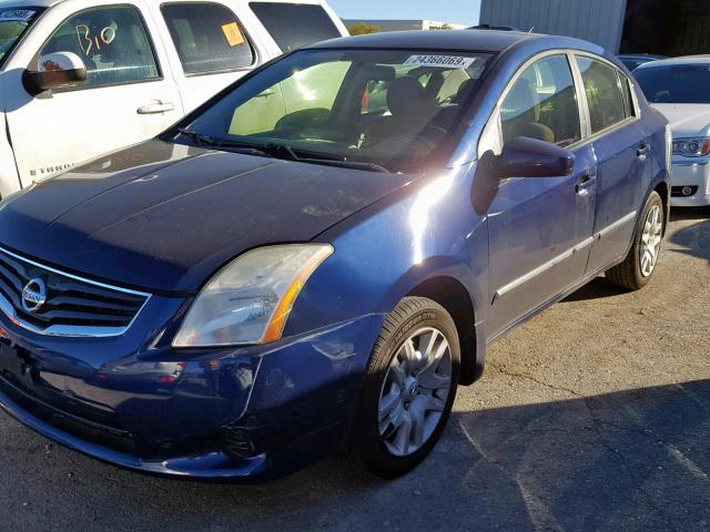 3N1AB6APXCL748830 - 2012 NISSAN SENTRA 2.0 BLUE photo 2