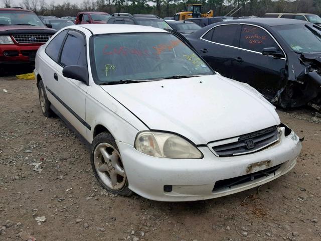 1HGEJ6125XL020163 - 1999 HONDA CIVIC DX WHITE photo 1