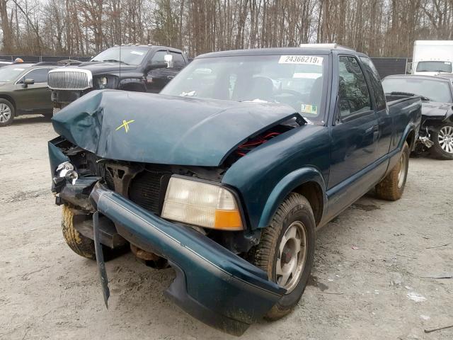 1GTCS19X3W8512455 - 1998 GMC SONOMA GREEN photo 2