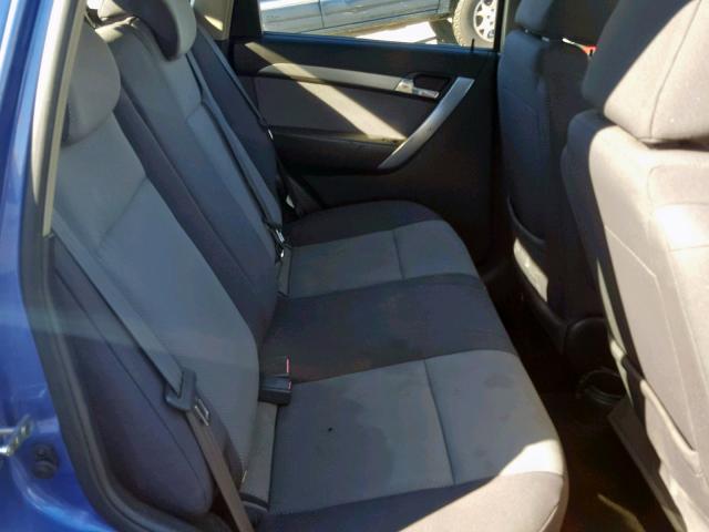 KL1TD66E59B319605 - 2009 CHEVROLET AVEO LS BLUE photo 6
