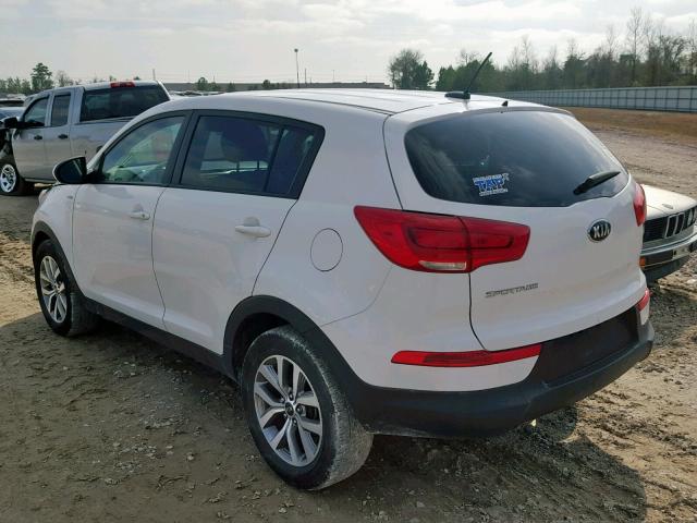 KNDPBCAC1G7878394 - 2016 KIA SPORTAGE L WHITE photo 3