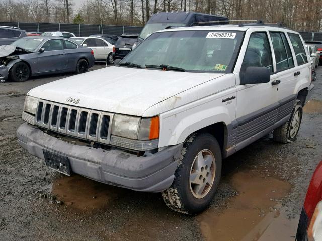 1J4GZ58S4RC294578 - 1994 JEEP GRAND CHER WHITE photo 2