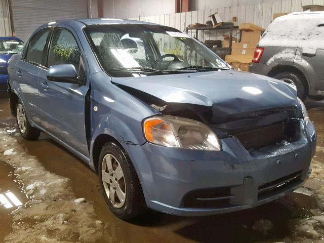 KL1TD56668B077232 - 2008 CHEVROLET AVEO BASE ლურჯი ფოტო 1