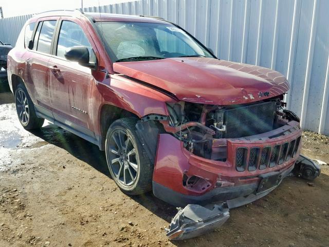 1C4NJDBB4FD427014 - 2015 JEEP COMPASS SP 栗色 照片 1