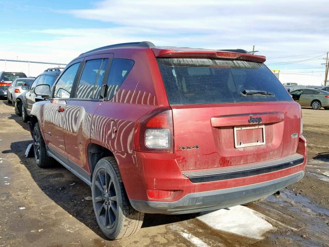 1C4NJDBB4FD427014 - 2015 JEEP COMPASS SP 栗色 照片 3