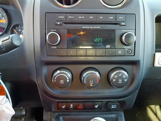 1C4NJDBB4FD427014 - 2015 JEEP COMPASS SP 栗色 照片 9