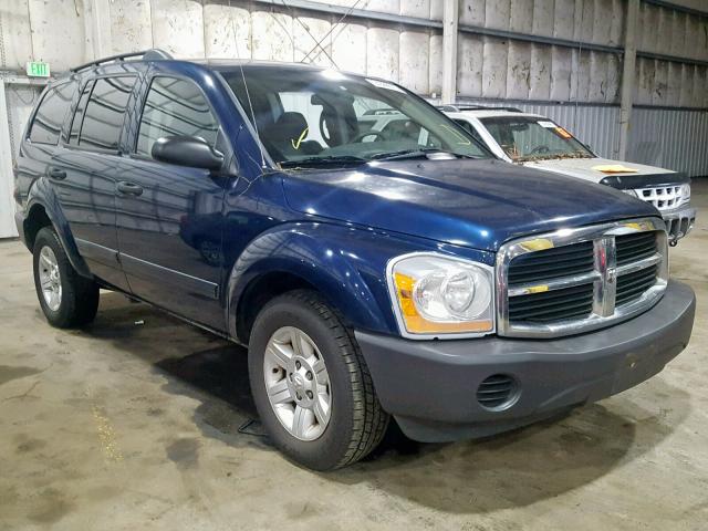 1D4HB38N24F234712 - 2004 DODGE DURANGO ST BLUE photo 1