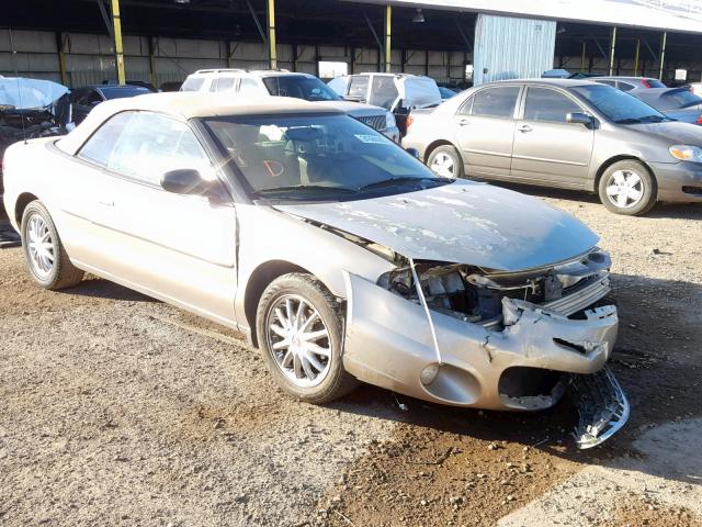 1C3EL55R92N189534 - 2002 CHRYSLER SEBRING LX GOLD photo 1