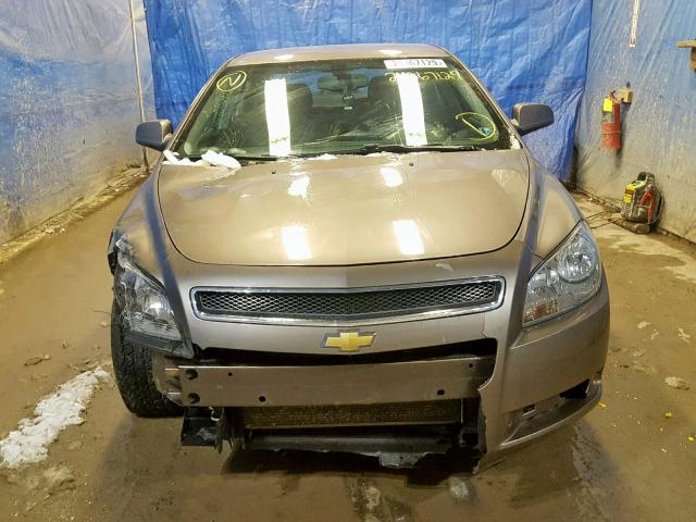 1G1ZC5EU3CF268123 - 2012 CHEVROLET MALIBU 1LT BROWN photo 9