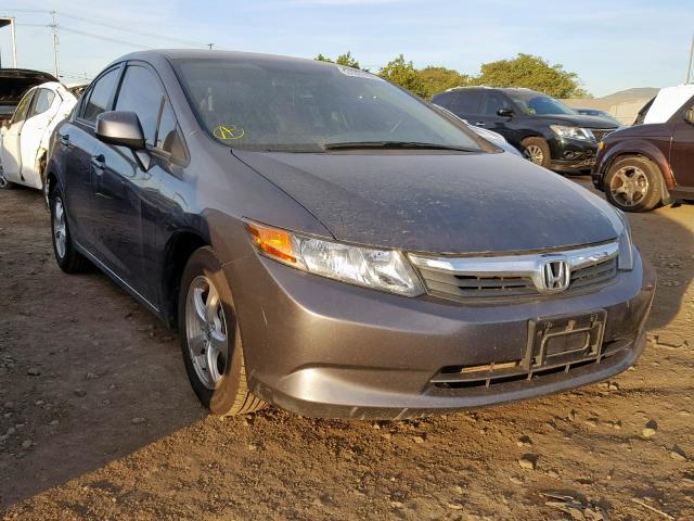 19XFB5F55CE003802 - 2012 HONDA CIVIC NATU CHARCOAL photo 1