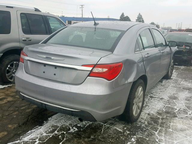 1C3CCBBB1DN539139 - 2013 CHRYSLER 200 TOURIN SILVER photo 4