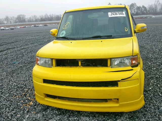 JTLKT324654017567 - 2005 TOYOTA SCION XB 黄色 照片 9