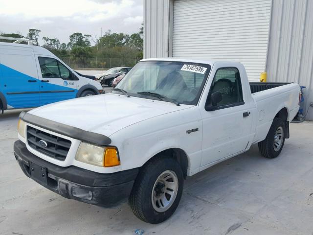 1FTYR10D81TA73229 - 2001 FORD RANGER WHITE photo 2