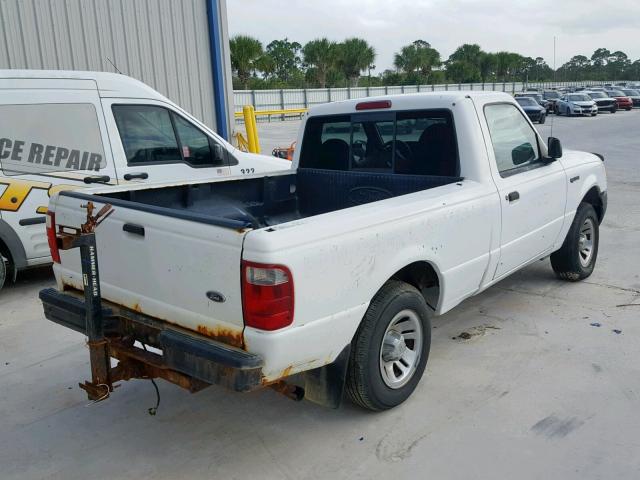 1FTYR10D81TA73229 - 2001 FORD RANGER WHITE photo 4